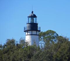 Amelia Island Lighthouse view from Egan's Creek