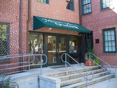 Entrance door of the Amelia Island Museum of History at the old Nassau County Jail in Fernandina Beach, Florida