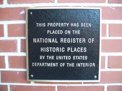 Plaque at the Amelia Island Museum of History in Fernandina Beach, Florida