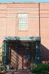 Amelia Island Museum of History jail door in Florida, US