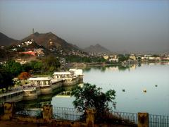 Anasagar Lake in Ajmer with historical significance