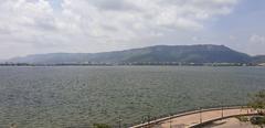 Ana Sagar Lake in Ajmer, Rajasthan