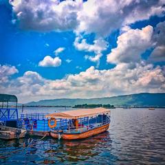 Ana Sagar Lake Baradari in Ajmer