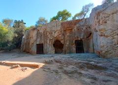 Prison of Socrates on Philopappos Hill in Athens