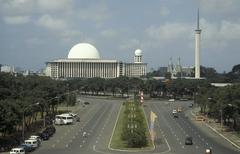 Istiqlal Mosque and Cathedral in Jakarta, Indonesia