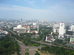 Grand Mosque viewed from Monas