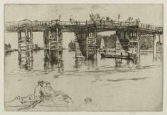 Old Putney Bridge by James Abbott McNeill Whistler