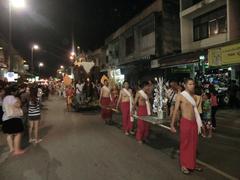 Street scene in Chang Moi, Mueang Chiang Mai District, Chiang Mai, Thailand