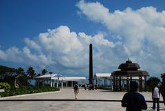 memorial to the first DMK Chief Minister of Tamil Nadu Mr C N Annadurai