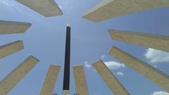 Anna Memorial Pillar with a clear blue sky