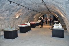 View of the interior of Baluarte de Santa Barbara in Fort Santiago with LEGO models