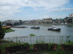 view across the Pasig River from Fort Santiago