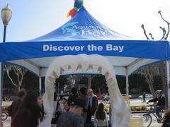 Aquarium of the Bay promo tent at Pier 39