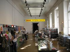 souvenir shop at the Museum of Applied Arts, Vienna