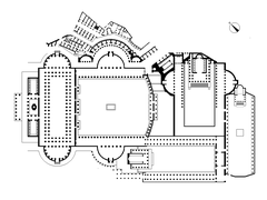 Map of the Imperial Fora in Rome