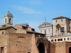 Forum Romanum in the center of Rome, Italy