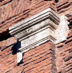 Roman tuscanic capital in Trajan's Market, Rome