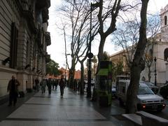 Avenida de Mayo with classic European-style buildings