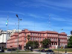 Casa de Gobierno, also known as Casa Rosada, in Buenos Aires