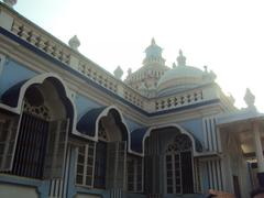 Close-up of Mangueshi Temple in Goa