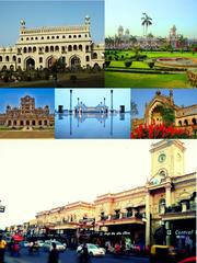 collage of various places in Lucknow