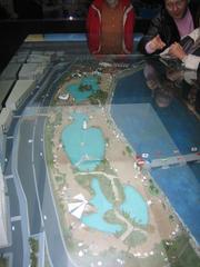 Scale model of Parque Marítimo del Mediterráneo in Ceuta