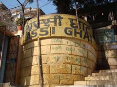 Assi Ghat in Varanasi, India