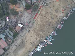 Assi Ghat in Varanasi, India