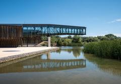 Ataria Interpretation Centre in Salburua wetlands