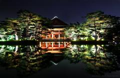 Gyeonghoeru Pavilion during calm reflection.