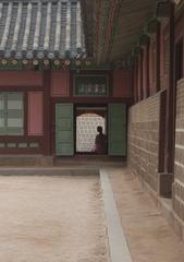 A corner in Gyeongbokgung Palace, South Korea