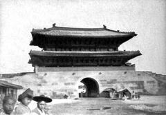 East Gate of palace grounds in Seoul, Korea