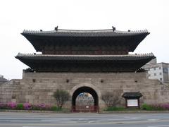 Dongdaemun Heunginjimun gate in Seoul South Korea