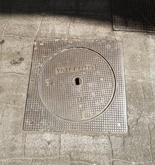 manhole cover in Arles Provence