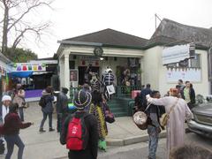 Mardi Gras morning in Treme, New Orleans