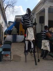 Mardi Gras Day celebration in Old Treme, New Orleans