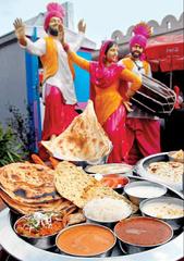 A diverse array of Amritsar food