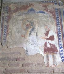 Decaying Sikh fresco from Asthan Baba Bikram Singh Bedi, Kanak Mandi, Amritsar, 1863–1879