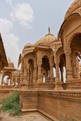 Bada Bagh in Jaisalmer at sunset