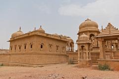 Bada Bagh cenotaphs in Jaisalmer