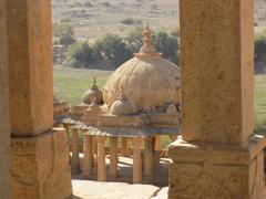 Structure inside Bada Bagh complex in Jaisalmer