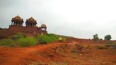 Bada Bagh Cenotaphs in Jaisalmer