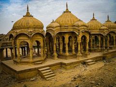 Bada Bagh royal cenotaphs in Jaisalmer