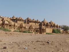 Bada Bagh cenotaphs in Jaisalmer, Rajasthan