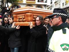 Paco de Lucía funeral procession in Algeciras