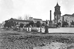 Plaza Alta Algeciras in the late 19th century