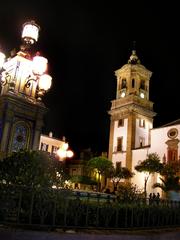 Plaza Alta de Algeciras at night