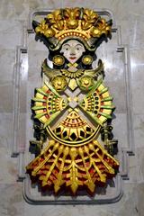 Sri Dewi statue at Bajra Sandhi Monument in Denpasar, Bali.