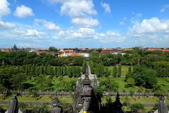 View West from the Platform of Bajra Sandhi Monument in Denpasar City, Bali