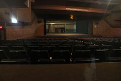 Interior view of Balgandharva Theatre in Pune, India